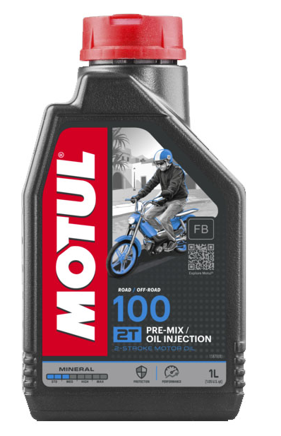 Масло моторное Motul 100 2T, 1л