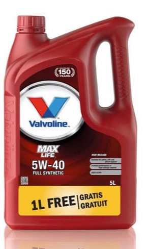 Моторное масло Valvoline MaxLife 5W-40 4+1, 5л