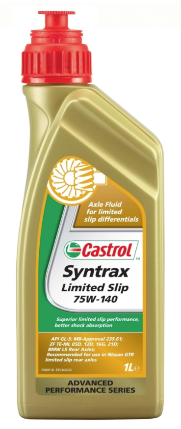 Масло трансмиссионное Castrol Syntrax Limited Slip 75W-140 GL-5, 1л