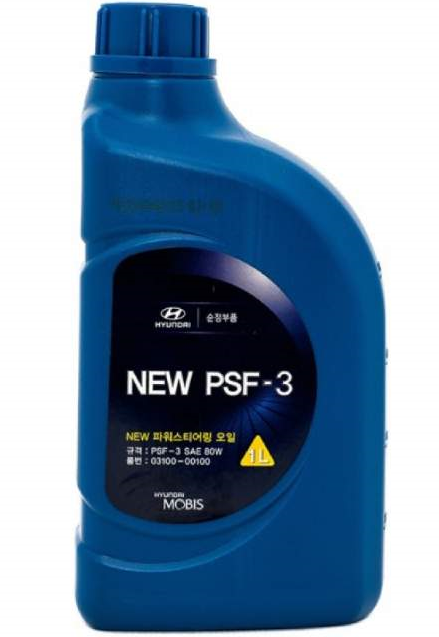 Жидкость ГУРА Hyundai полусинтетическая PSF-3 80W красная, 1л