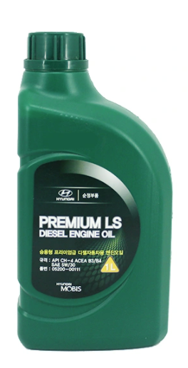 Моторное масло Hyundai Premium LS Diesel 5W-30 CH-4, 1л