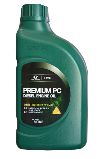Моторное масло Hyundai Premium PC Diesel Engine Oil 10W-30 CH-4, 1л