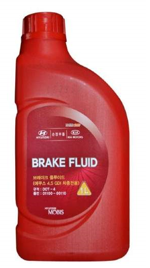 Тормозная жидкость Hyundai DOT-4 Brake Fluid, 1л