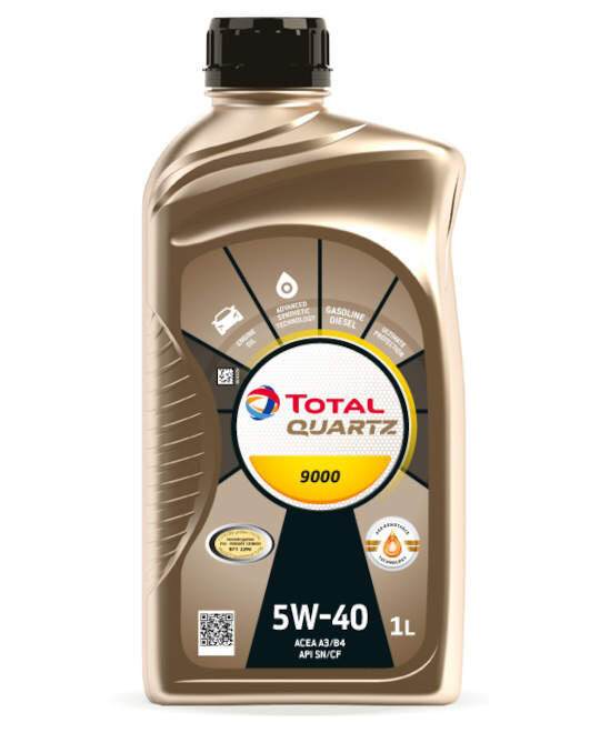 Моторное масло Total QUARTZ 9000 5W-40, 1л