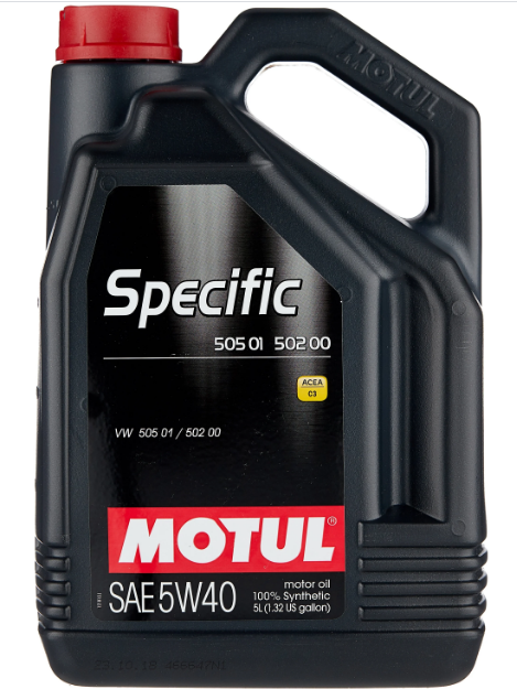 Моторное масло Motul SPECIFIC VW 502.00/505.01 5W-40, 5л