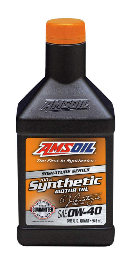 Моторное масло AMSOIL Signature Series  Synthetic Motor Oil 0W-40, 0.946л