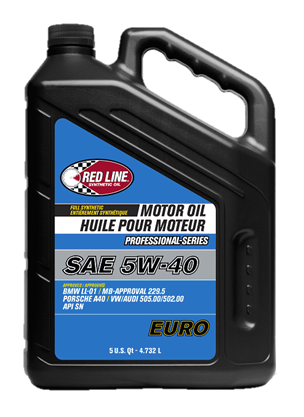 Моторное масло REDLINE OIL 5W-40 PROFESSIONAL-SERIES EURO, 4.73л