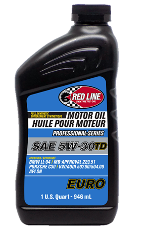 Моторное масло REDLINE OIL 5W-30 PROFESSIONAL-SERIES TD EURO, 0.946л