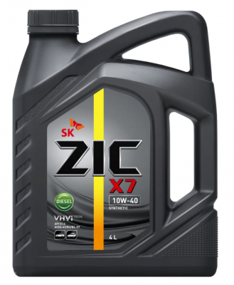 Моторное масло ZIC X7 DIESEL 10W-40, 4л