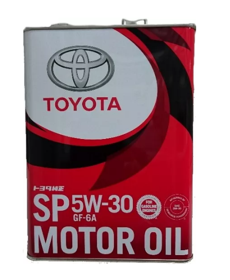 Моторное масло Toyota Motor Oil 5W-30 SP/GF-6A, 4л