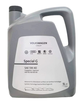 Моторное масло VAG Special G 5W-40 (Германия), 5л