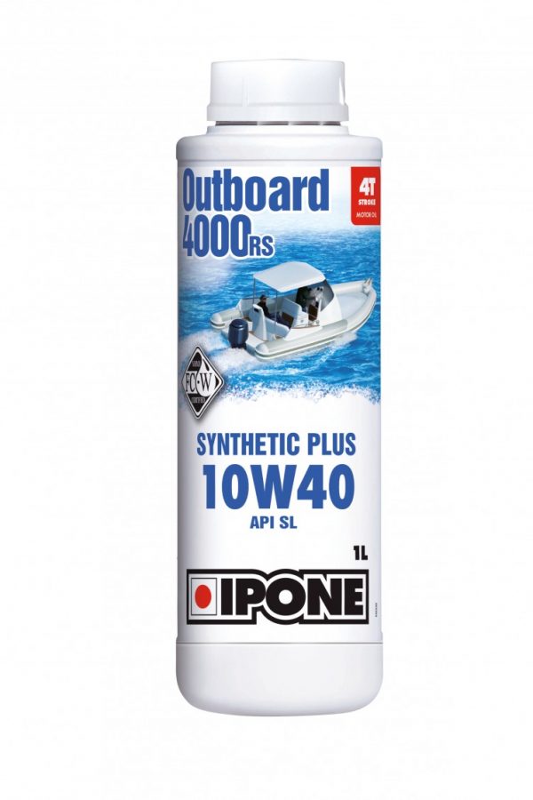 Моторное масло IPONE OUTBOARD 4000 RS 4T 10W-40 SL, 1л