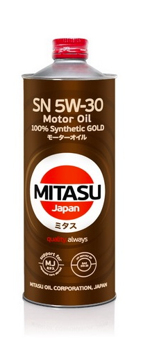 Моторное масло Mitasu Gold 5W-30 API SN PLUS/ILSAC GF-5, 1л