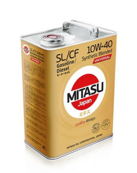 Моторное масло Mitasu UNIVERSAL 10W-40 API SL/CF, 4л