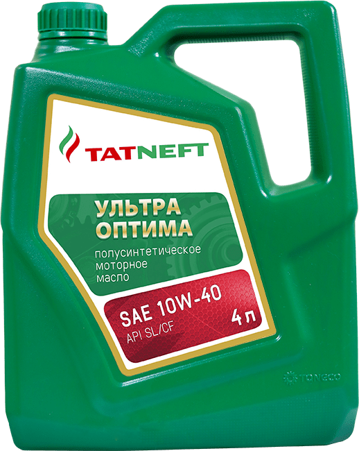 Моторное масло Tatneft Ультра Оптима 10W-40 SL, 4л