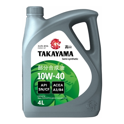 Моторное масло TAKAYAMA 10W-40 API SN/CF, 4л