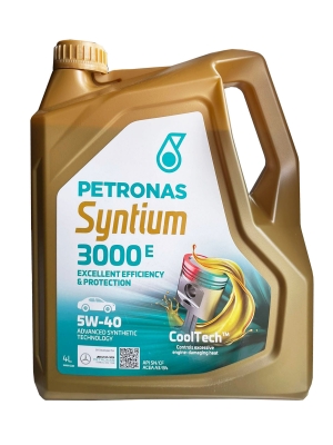 Моторное масло PETRONAS SYNTIUM 3000 E 5W-40, 4л