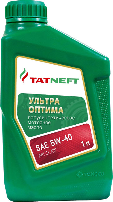 Моторное масло Tatneft Ультра Оптима 5W-40, 1л