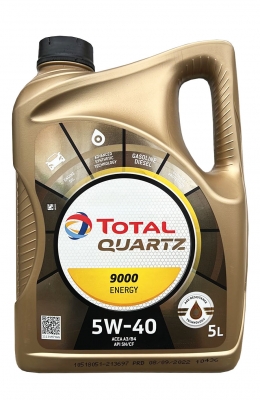 Моторное масло Total Quartz 9000 ENERGY 5W-40, 5л