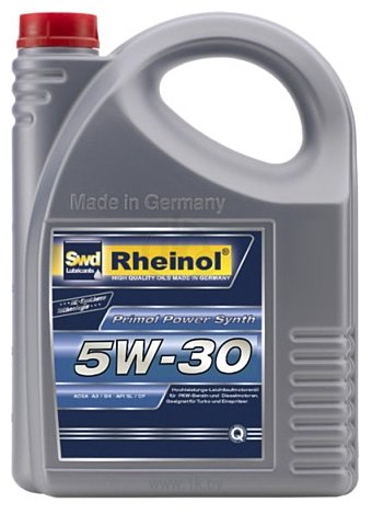 Моторное масло SwdRheinol Primol Power Synth. 5W-30, 4л
