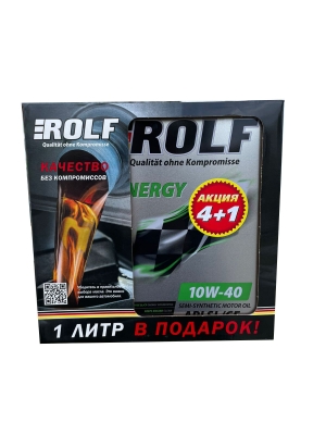 Моторное масло ROLF 10W-40 Energy SL/CF (4+1), 5л