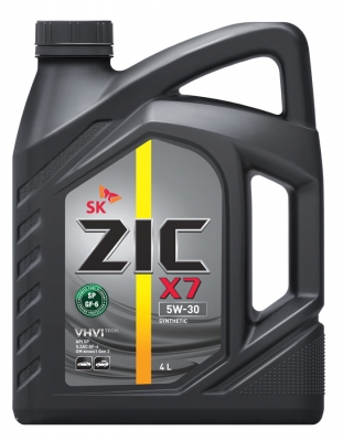 Моторное масло ZIC X7 5W-30, 4л