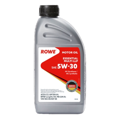 Моторное масло ROWE ESSENTIAL MULTI LLP SAE 5W-30, 1л