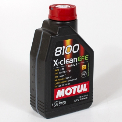 Моторное масло Motul 8100 X-CLEAN EFE 5W-30, 1л