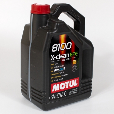 Моторное масло Motul 8100 X-CLEAN EFE 5W-30, 5л