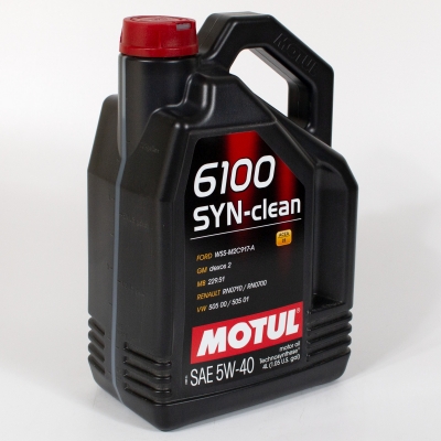 Моторное масло Motul 6100 SYN-CLEAN 5W-40, 4л